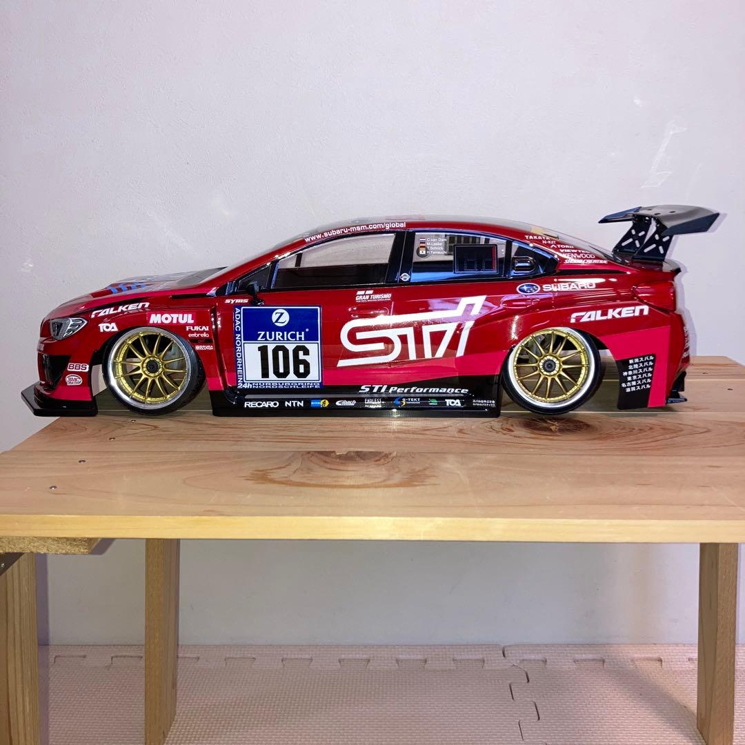 タミヤ　SUBARU WRX STI NBRチャレンジ ボディ