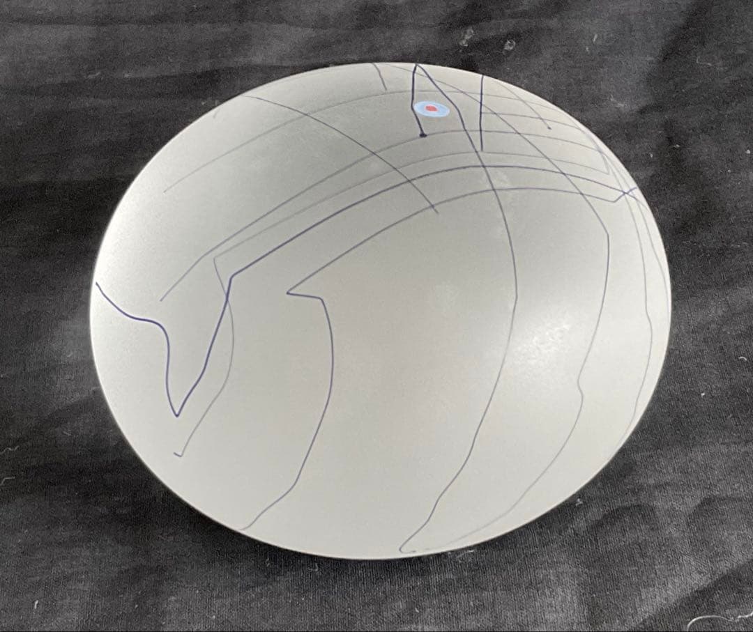 米原 眞司「ラインドローイング」③1990年代ガラス・ペーパーウェイト