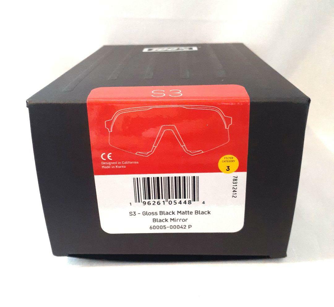 新モデル 高校野球対応 100% S3 マットグロスブラック ワンハンドレッド