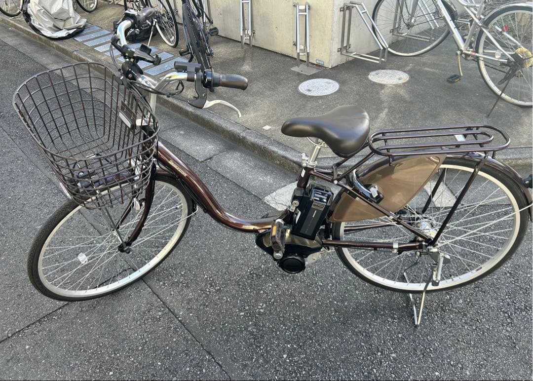 【電動自転車】サビなし・充電器・ケータイホルダー付き