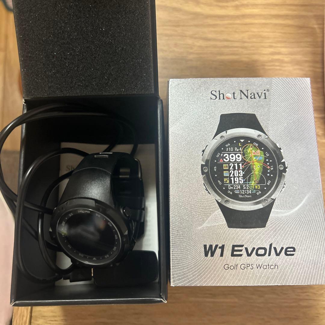 Shot Navi W1 Evolve ゴルフ用　GPS機能搭載ウォッチ