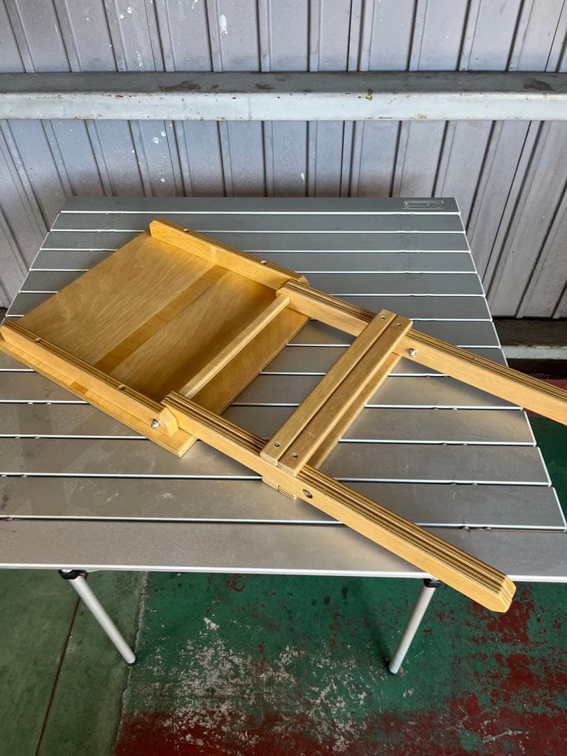 木製折りたたみ　サイドテーブル