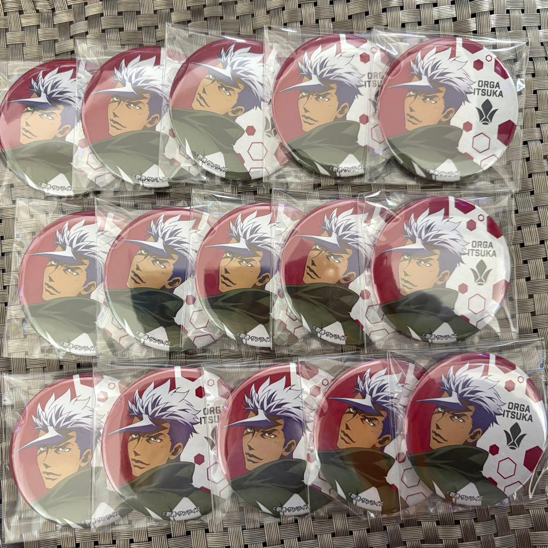 鉄血のオルフェンズ 10周年記念ショップ 缶バッジ オルガ・イツカ 15点