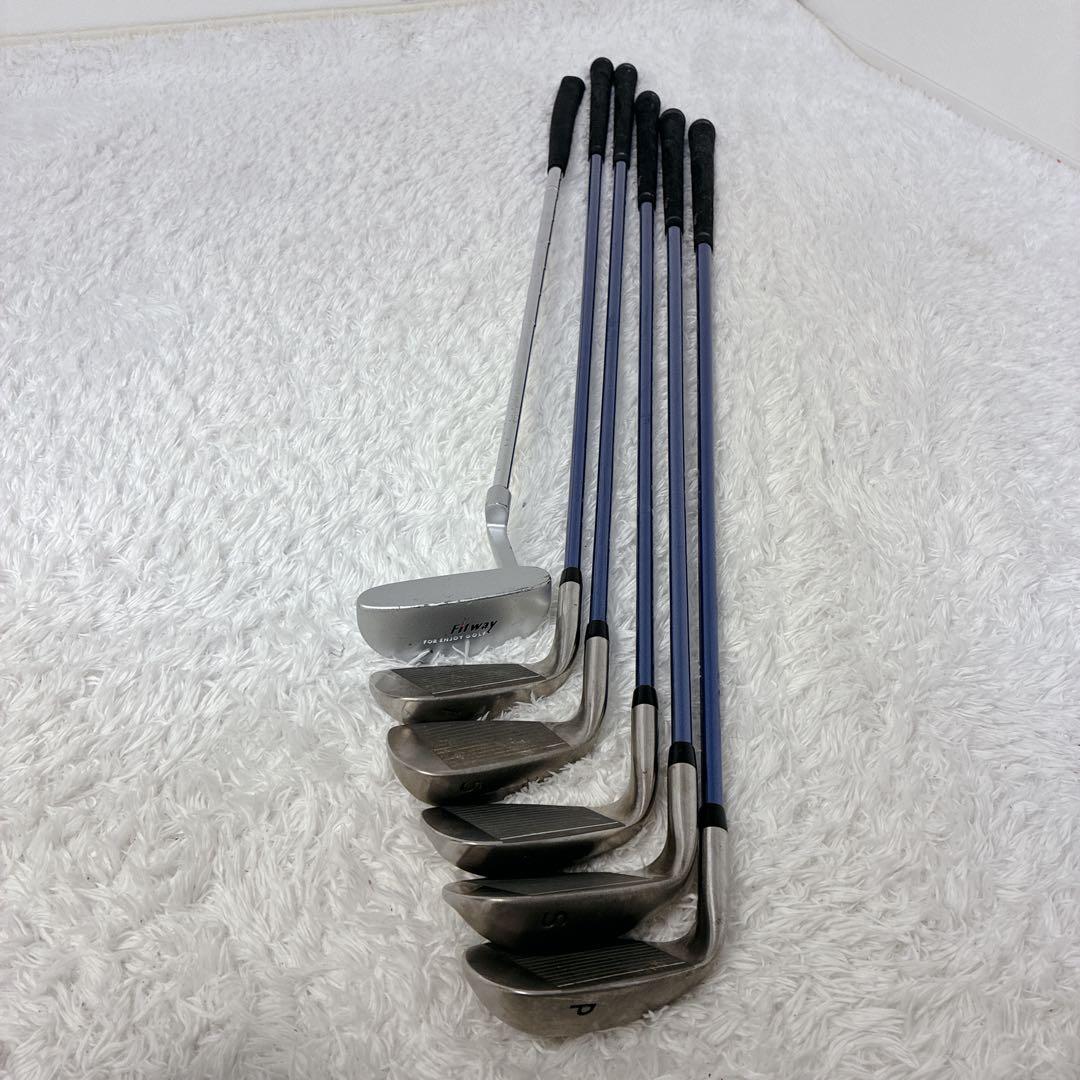初心者に最適‼︎ Fitway レディースゴルフクラブ8本セット 右L カバー付き
