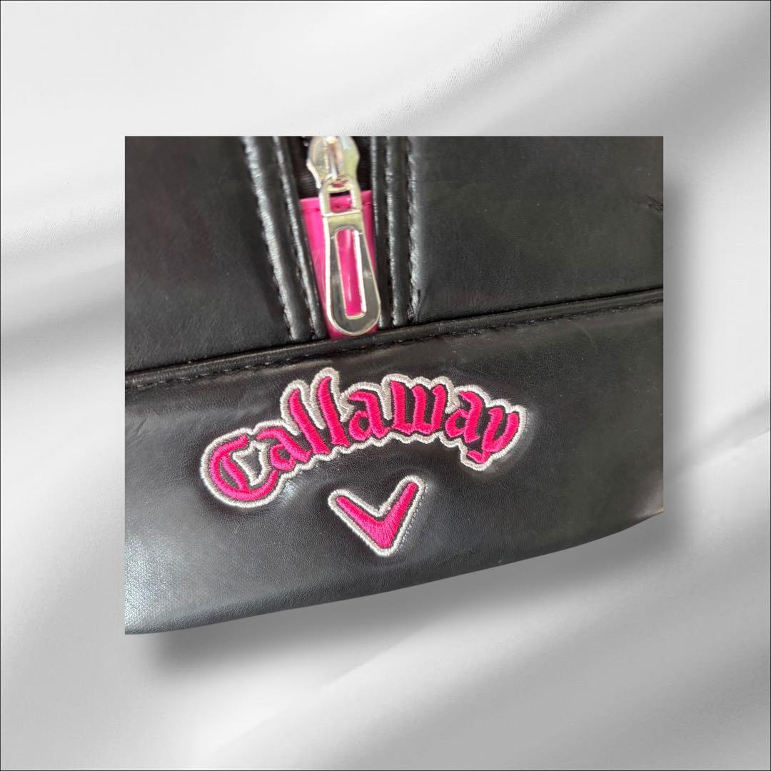 【美品】廃盤品　ボストンバッグ Callaway ゴルフバッグ ピンク 黒ゴルフ