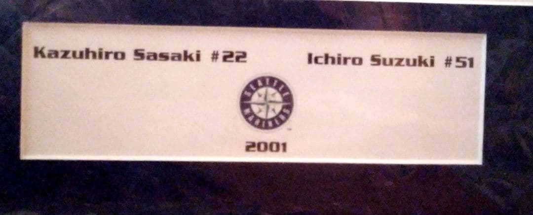 イチロー 直筆サイン シアトル・マリナーズ