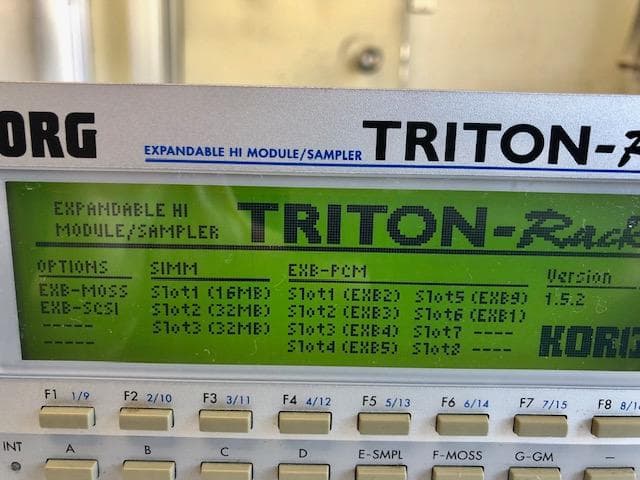 KORG TRITON-Rack 音源モジュール EXB-MOSS搭載