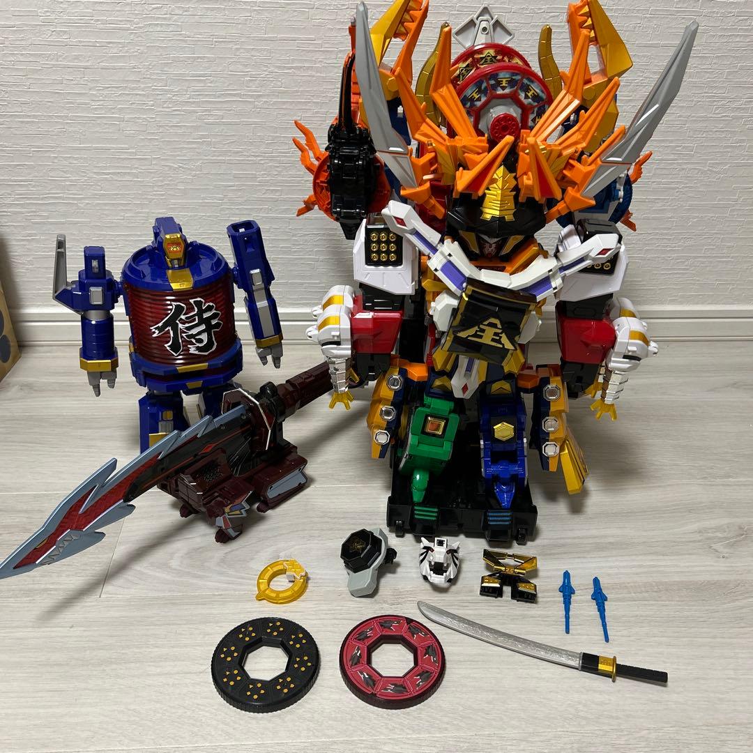 【ど迫力】美品　侍戦隊シンケンジャー　DXサムライハオー＆恐竜折神＆ダイゴヨウ