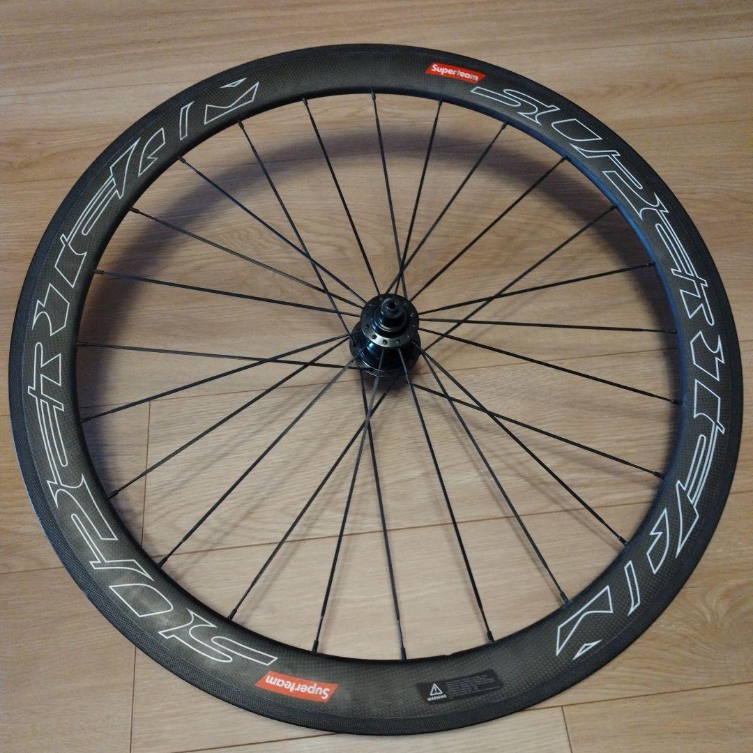 SUPERTEAM カーボンホイール50mmリムブレーキ用700c