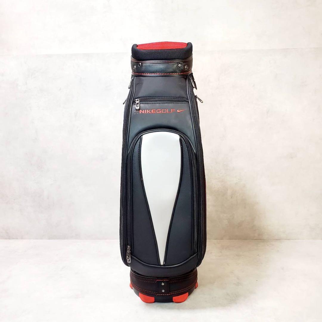 【美品】NIKE ナイキ キャディバッグ ゴルフバッグ ゴルフ用品 ブラック