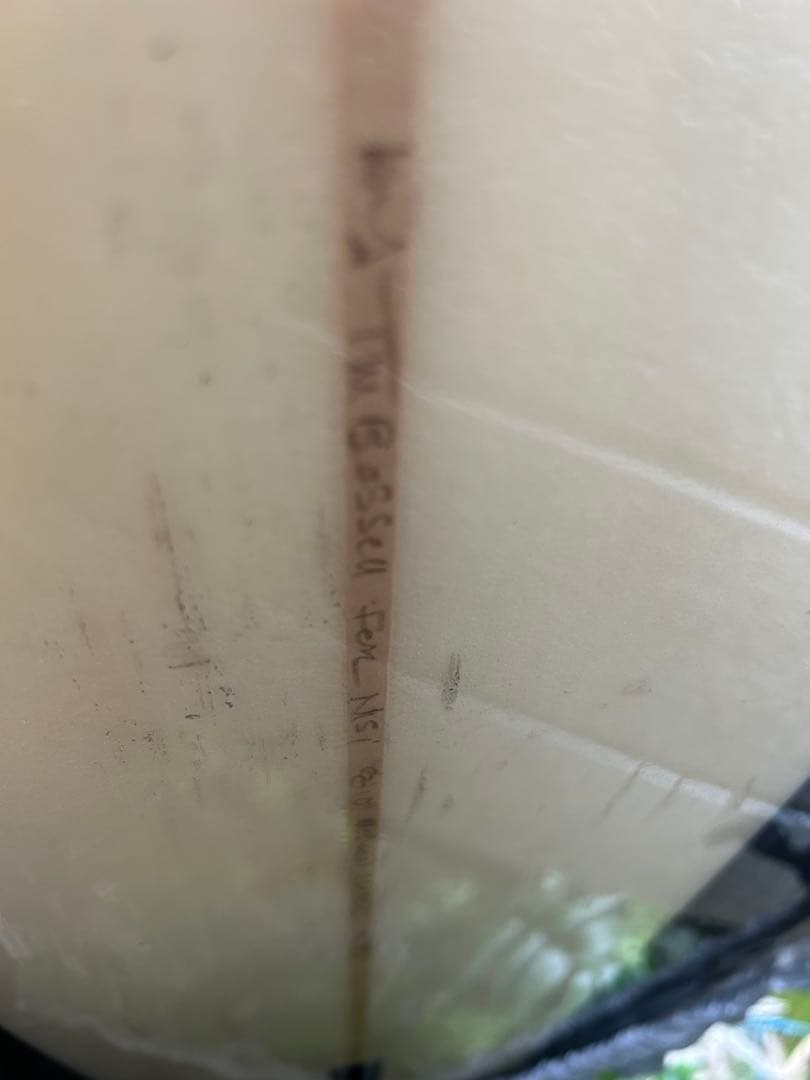 bessell ロングボード ブラック/クリーム ストライプ