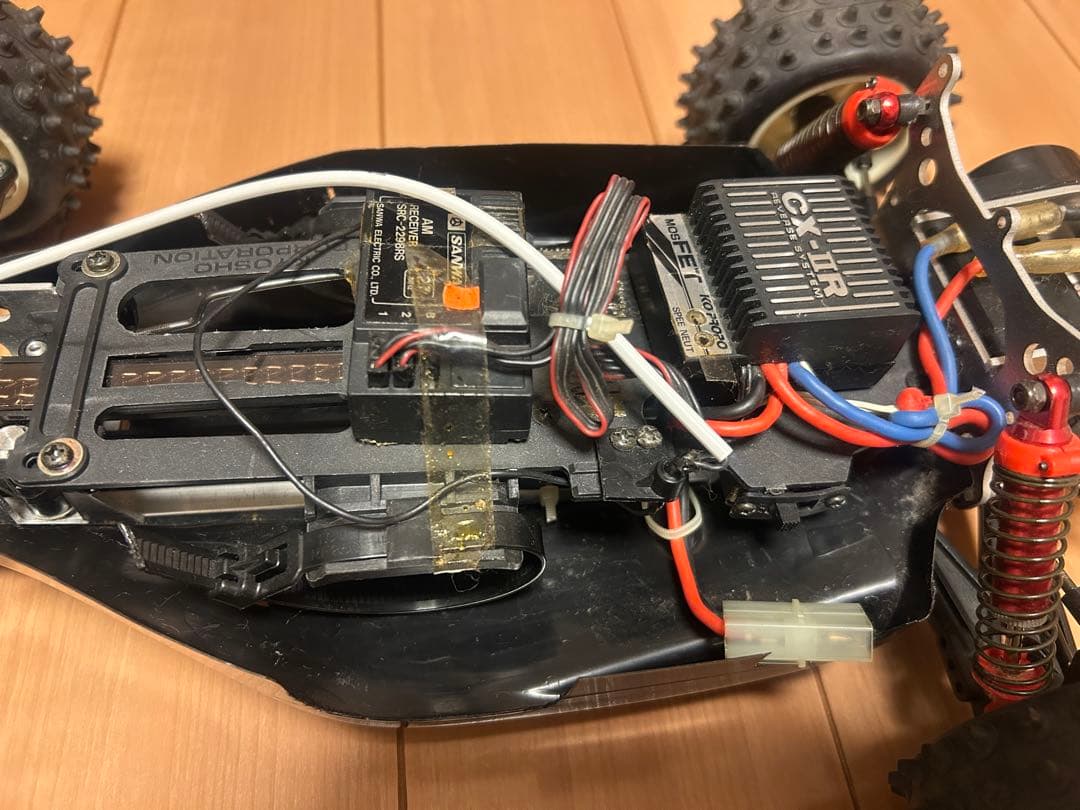 【当時物】京商　オプティマプロ4WD パルスチェッカー・充電器など付き　ジャンク