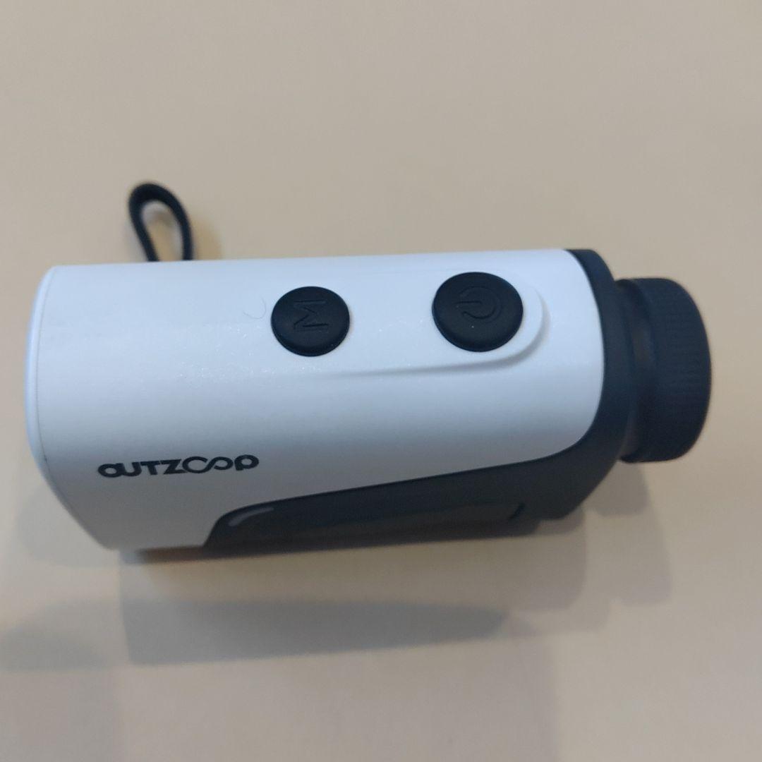【美品】OUTZOOP ゴルフ用レーザー距離計 ホワイト/ブラック