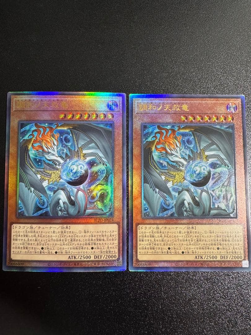 調和ノ天救竜 フィドラウリス=ハルモニア レリーフ 2枚