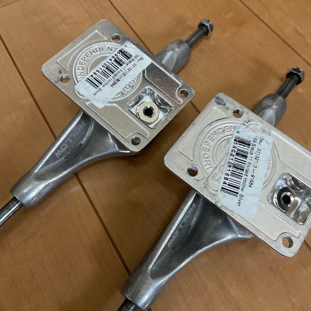 INDEPENDENT スケートボード トラック シルバー　169 hollow