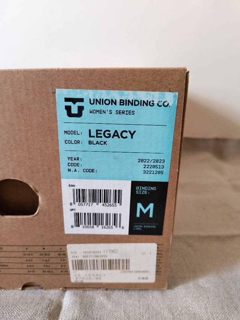 スノーボード UNION BINDING LEGACY
