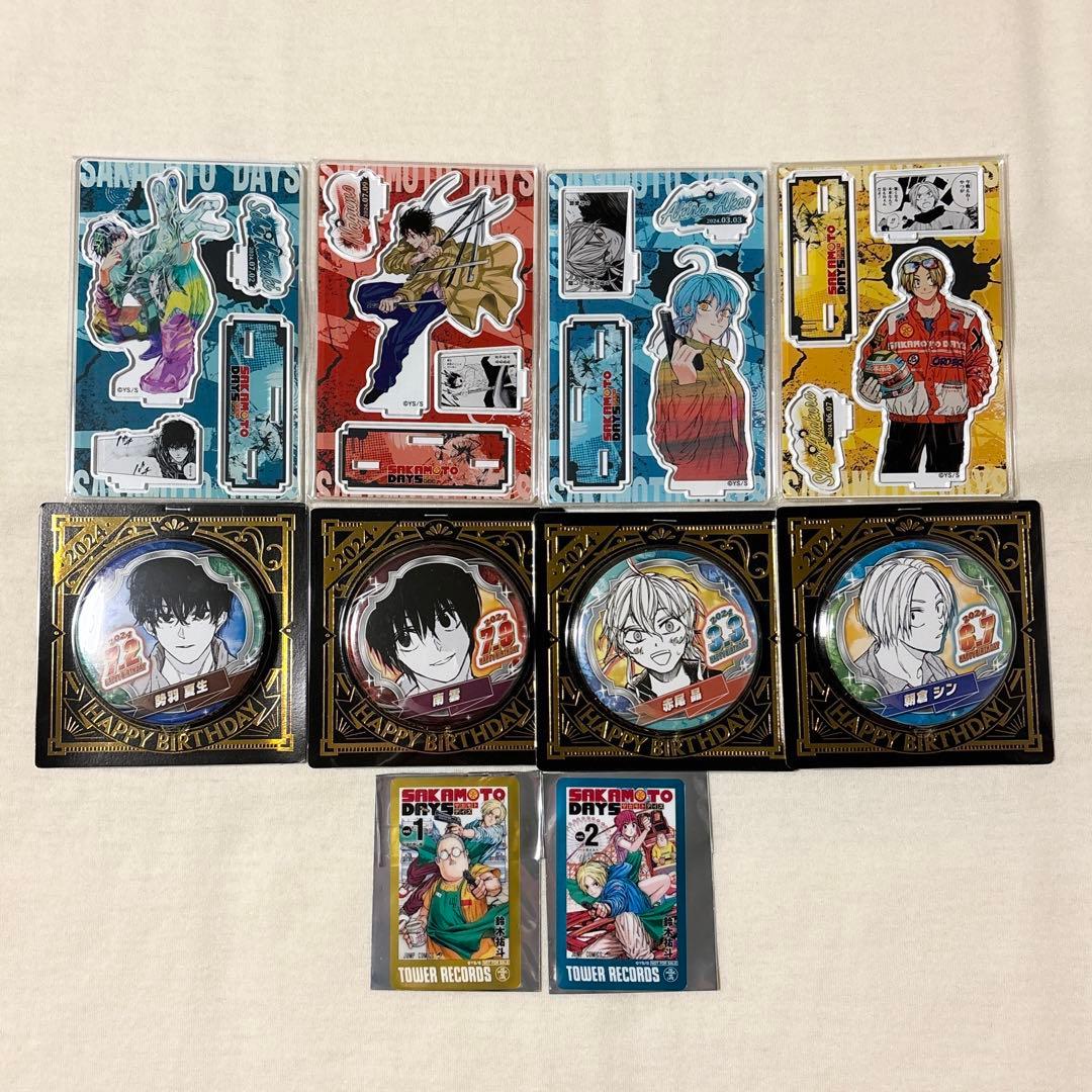 サカモトデイズ　南雲　シン　夏生　晶　バースデイ　缶バッジ　名場面ジオラマ