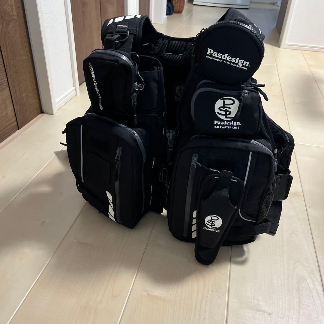 Pazdesign Saltwater Line フィッシングベスト