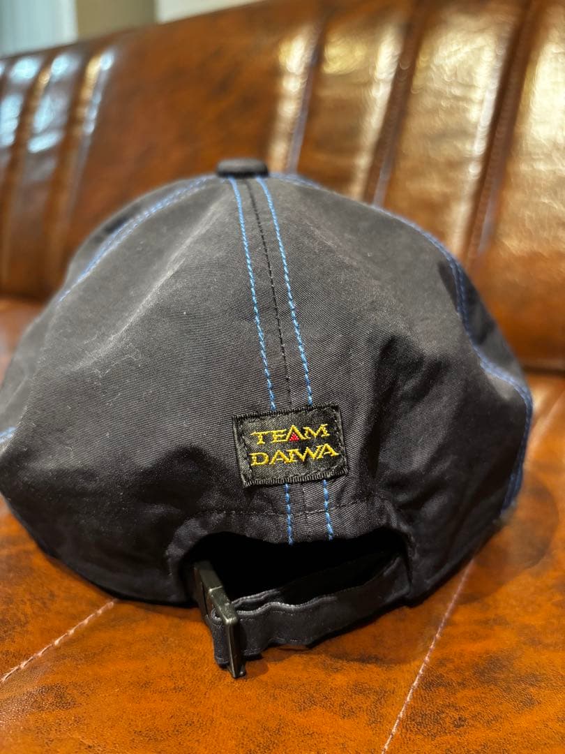 希少ヴィンテージTEAM DAIWAキャップチームダイワフィッシングストラップ付