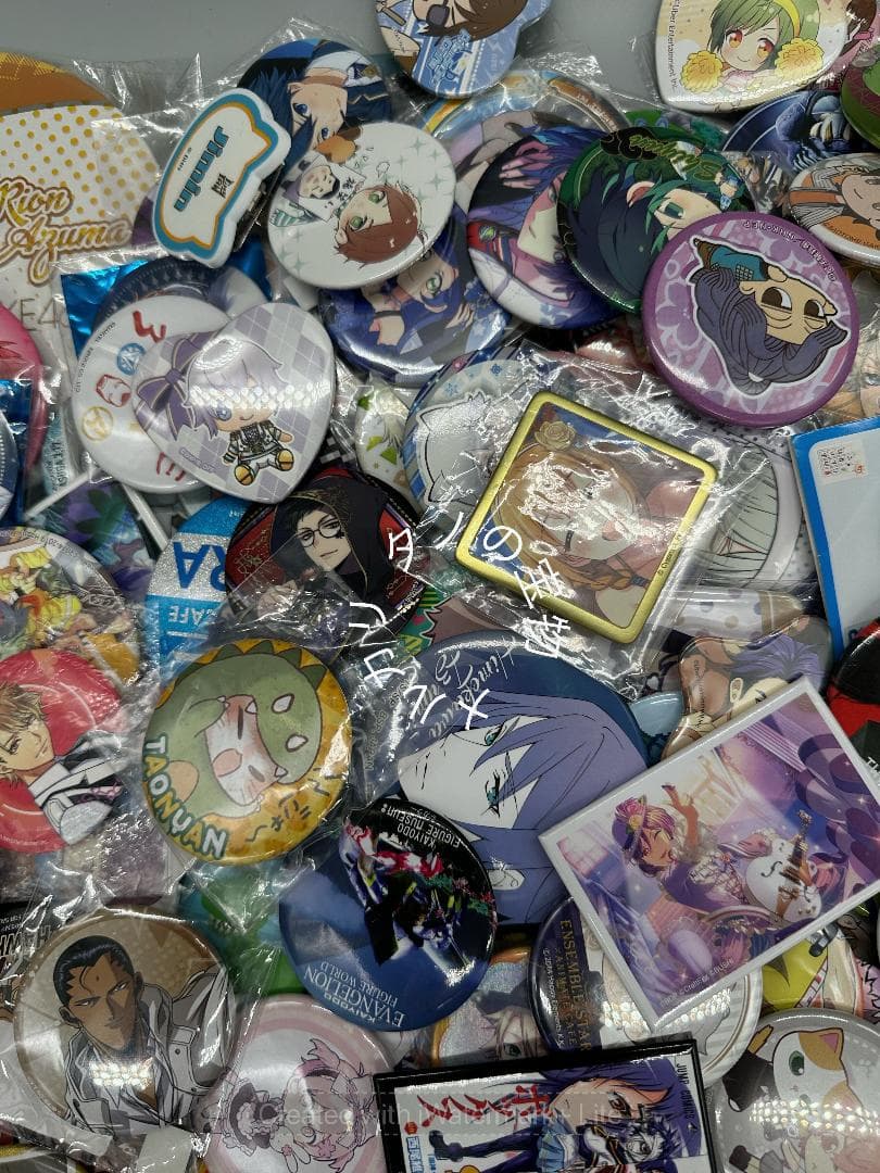 正規品 アニメ マンガ バラエティ 缶バッジ 約300点 まとめ売り