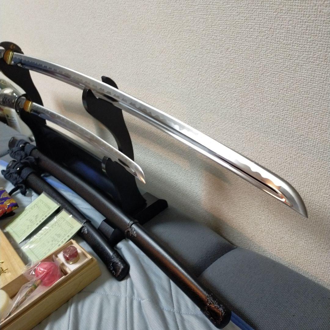 居合刀　模造刀　日本刀　織田信長　鉄鍔　鮫皮　刀袋　刀台　証明書　手入道具　刀剣