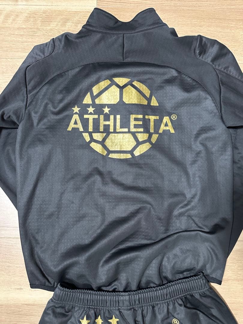 ATHLETA ブラック ジャージ 上M、下L