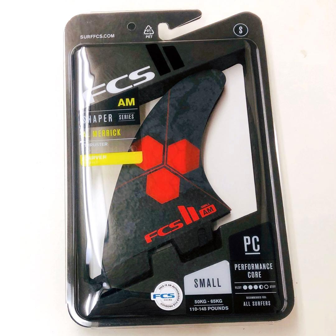 FCS2 FCS fin トライフィン AM PC アルメリック Sサイズ 赤