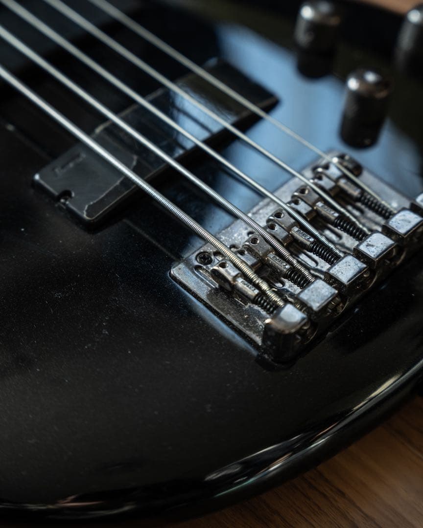 ibanez アイバニーズ５弦ベース+ギグバッグ　ブラック