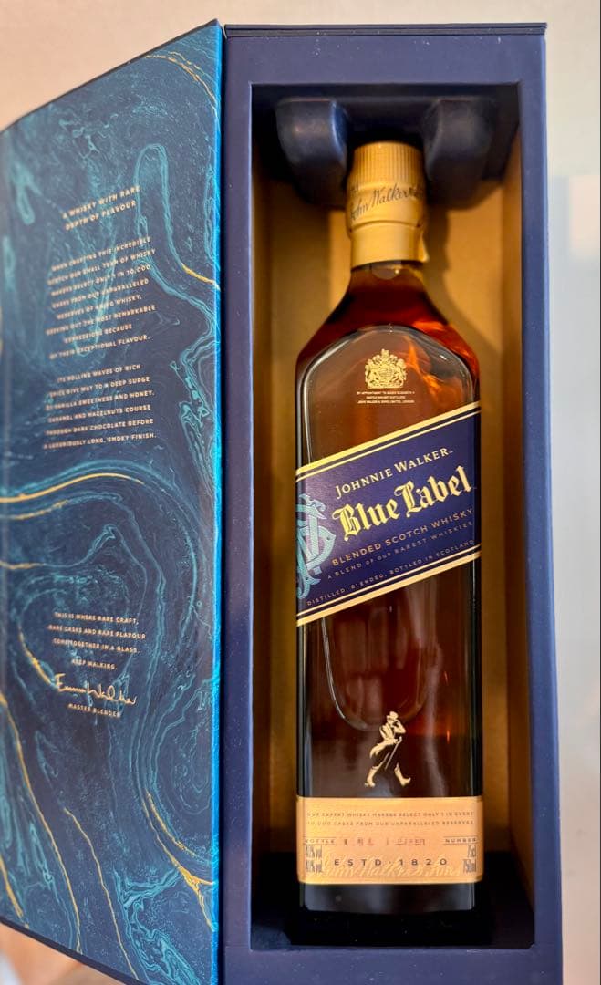 【新品】Johnnie Walker Blue Label 750ml ボックス