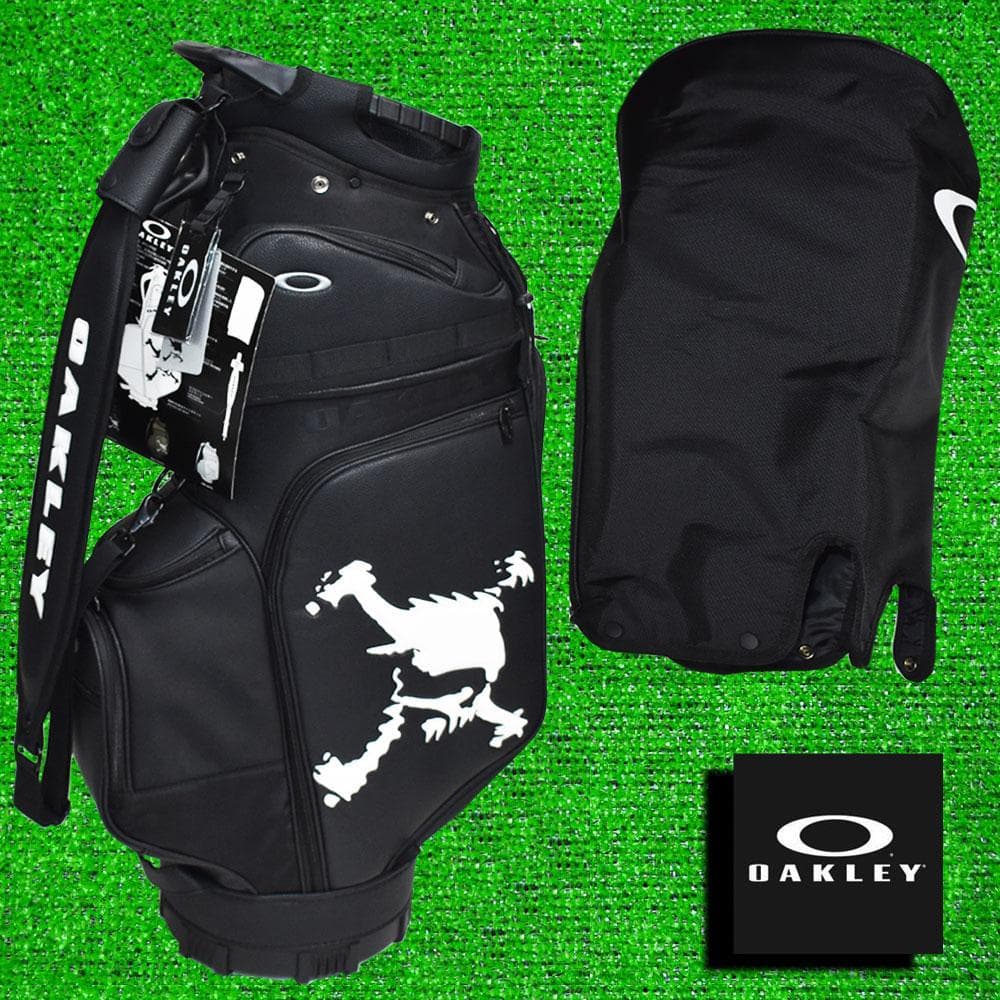 中*ん様 ＯＡＫＬＥＹ オークリー ゴルフ 高級キャディーバック９.５型【ブラッ