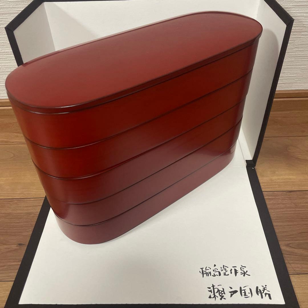 瀬戸國勝　輪島塗五段重箱