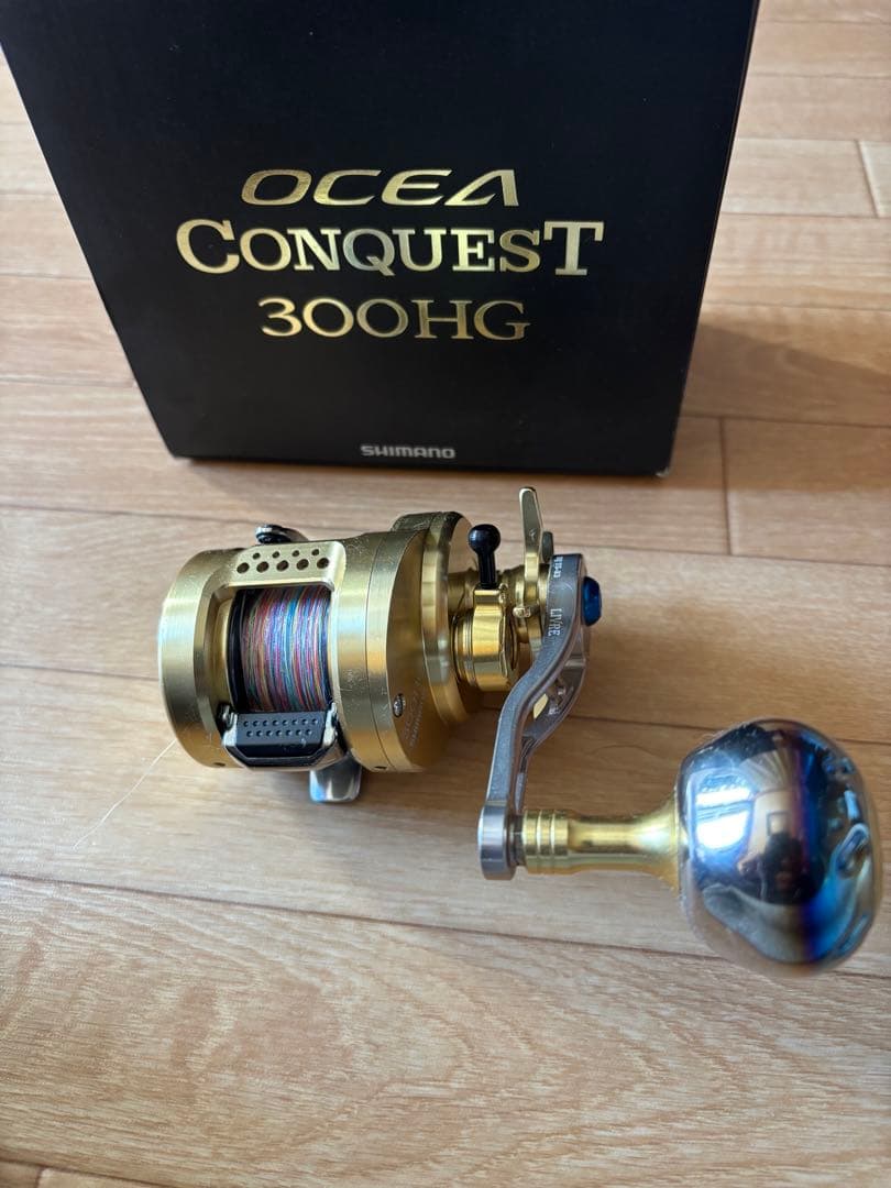 【値下げ】15オシアコンクエスト300HG リブレハンドル付き