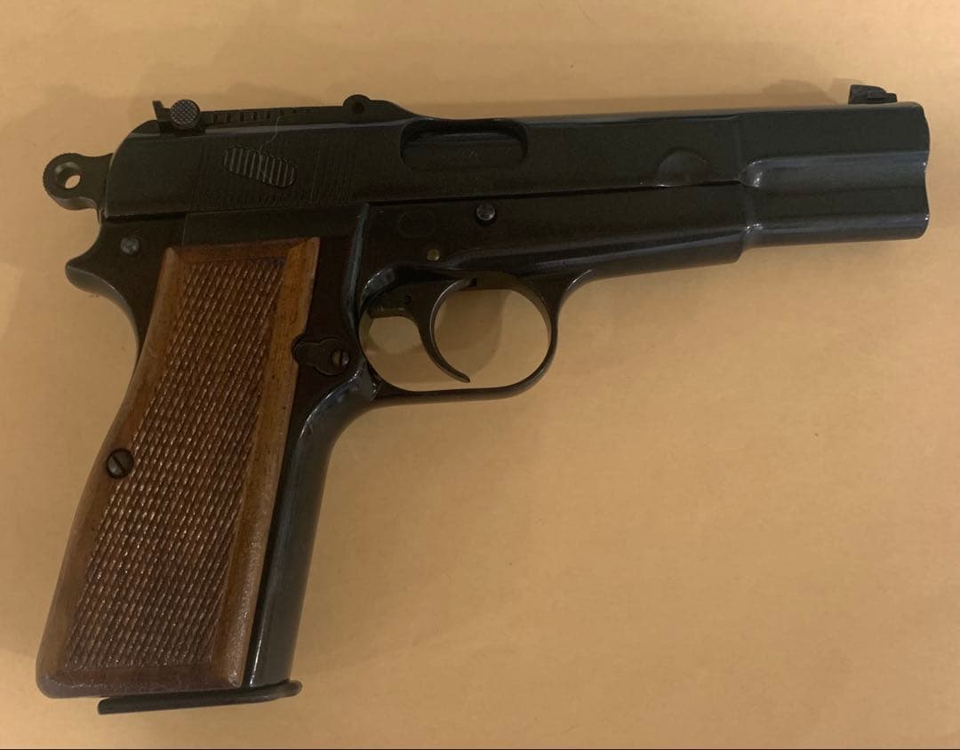 【廃盤希少】タナカワークス　「ブローニングハイパワー　ミリタリー」HWガスガン