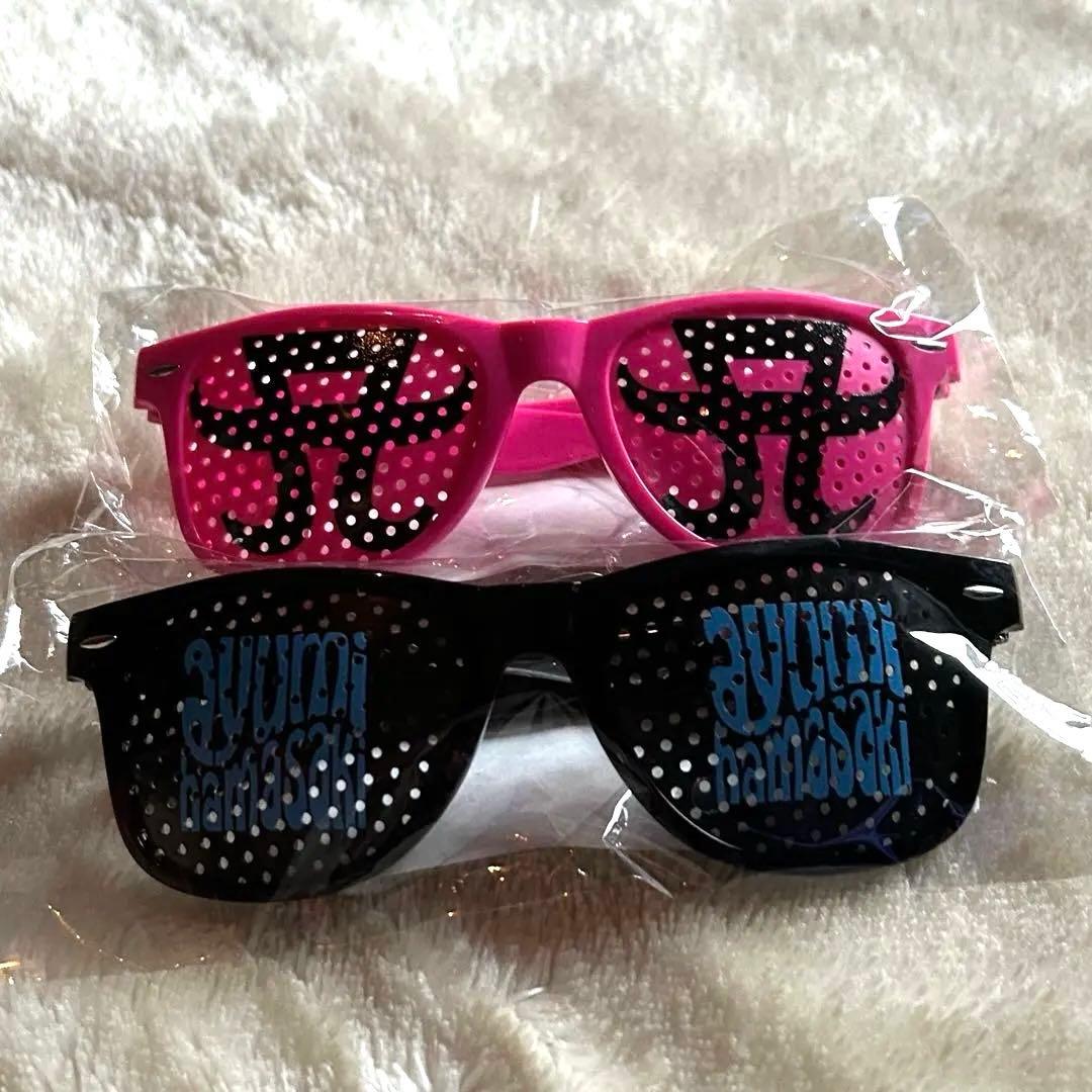 浜崎あゆみピンホールメガネ　　 【PINK】&【BLACK】　完売品
