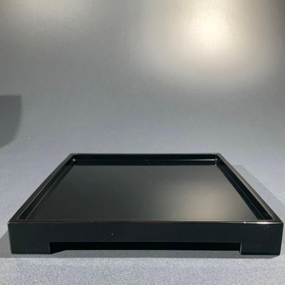 沈金蒔絵　千羽鶴　三段重　黒漆　共箱　三谷吾一　輪島　R0845て