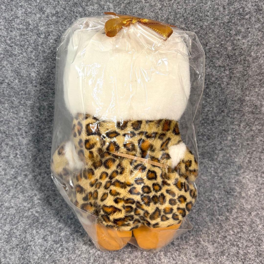 ハローキティ ドール ぬいぐるみ ヒョウ柄 毛皮コート
