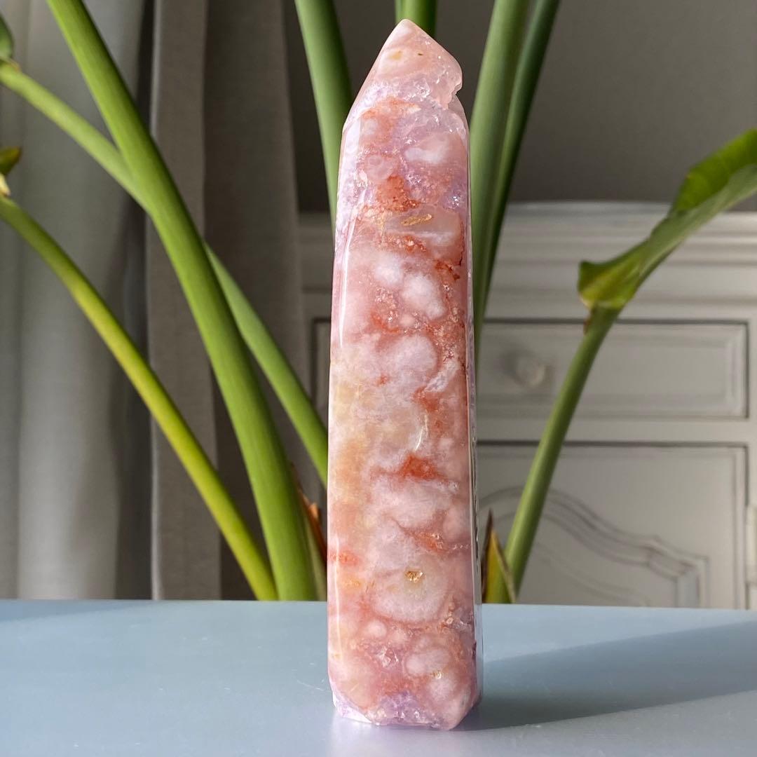 ★★★破格大特価【 高品質 ピンクアメジスト フラワーアゲートドゥルージー