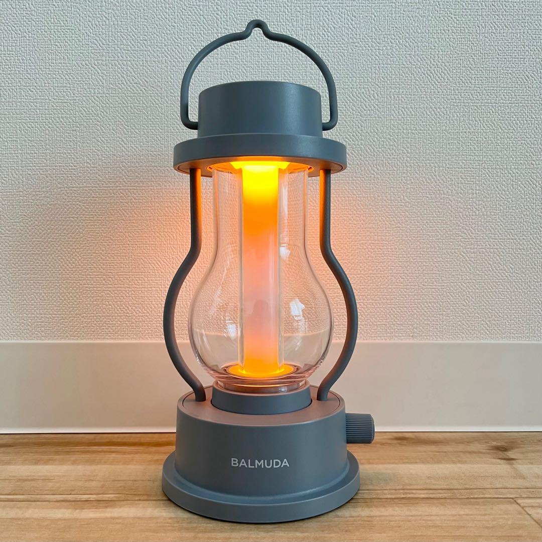 【美品】BALMUDA The Lantern バルミューダ ランタン グレー