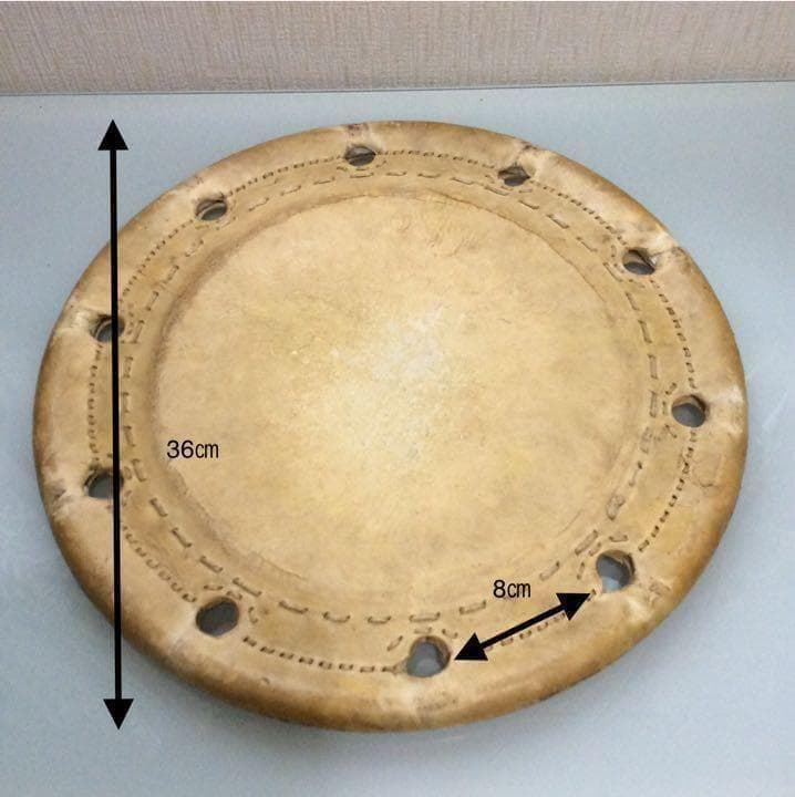 【良品 送料込み】締太鼓 交換 皮 和太鼓 二丁掛け 太鼓センター