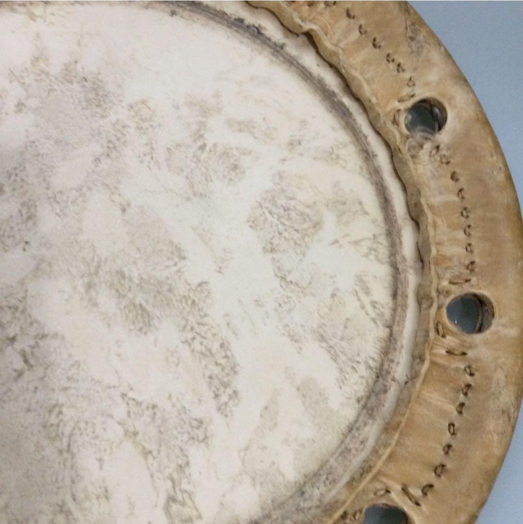 【良品 送料込み】締太鼓 交換 皮 和太鼓 二丁掛け 太鼓センター