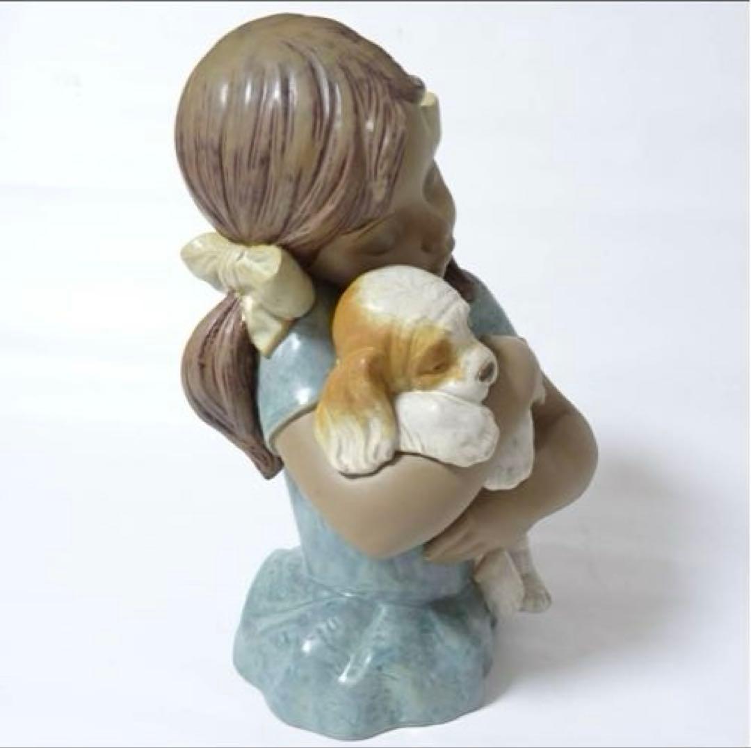 ヴィンテージ LLADRO グレス、とっても好きよ 大型フィギュリン