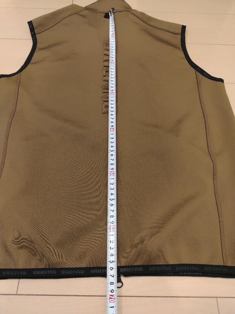 BRIEFING GOLF ブリーフィング　ジップベスト 3Dロゴ 極美品