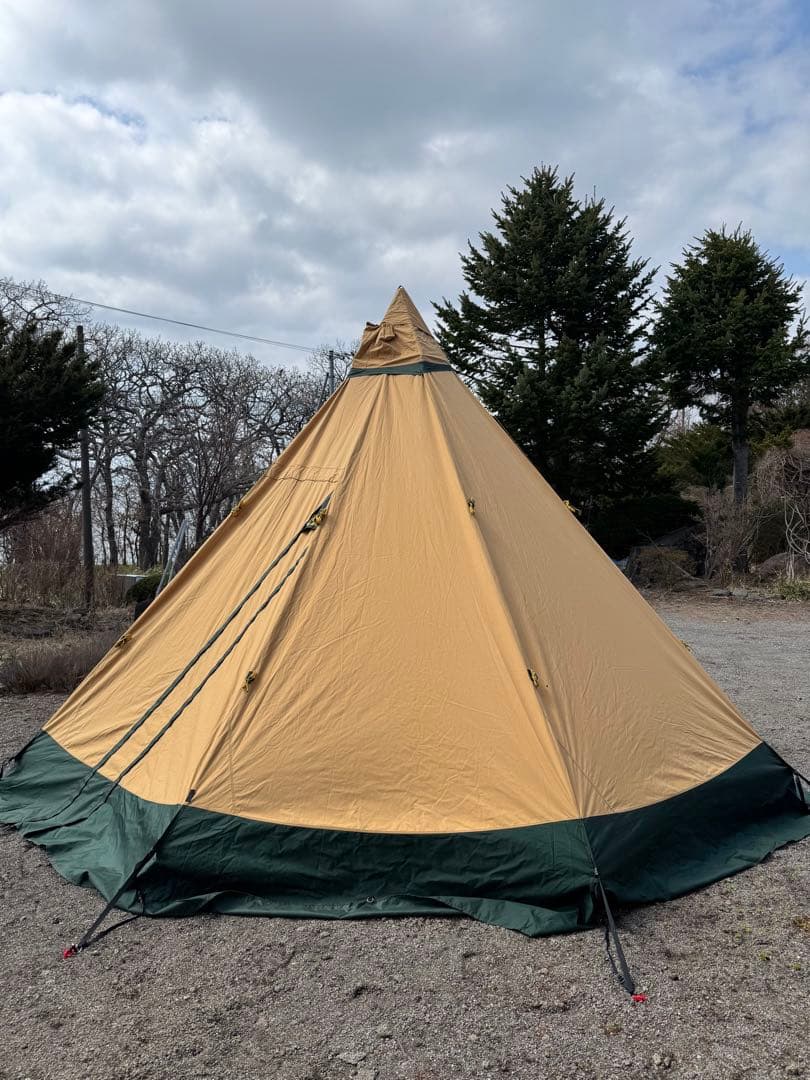 テンティピ　ジルコン 9cpとキャノピー7/9cpのセット（ポールプレート付き）