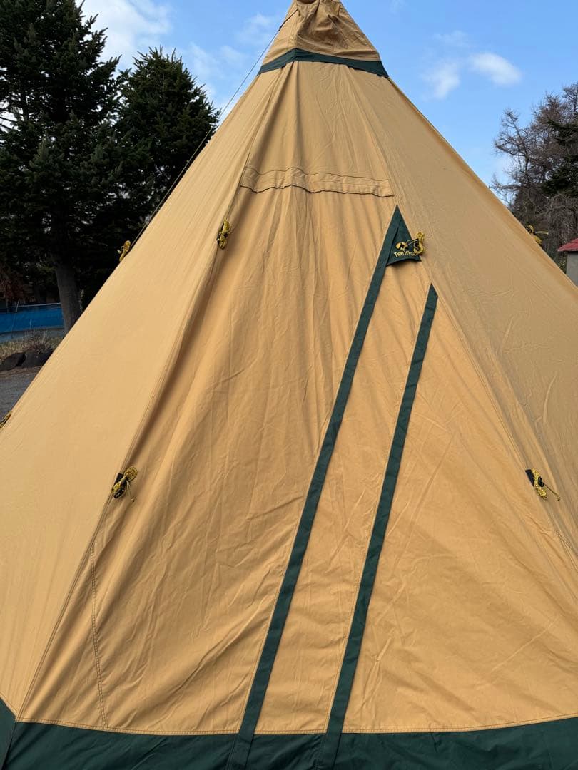 テンティピ　ジルコン 9cpとキャノピー7/9cpのセット（ポールプレート付き）