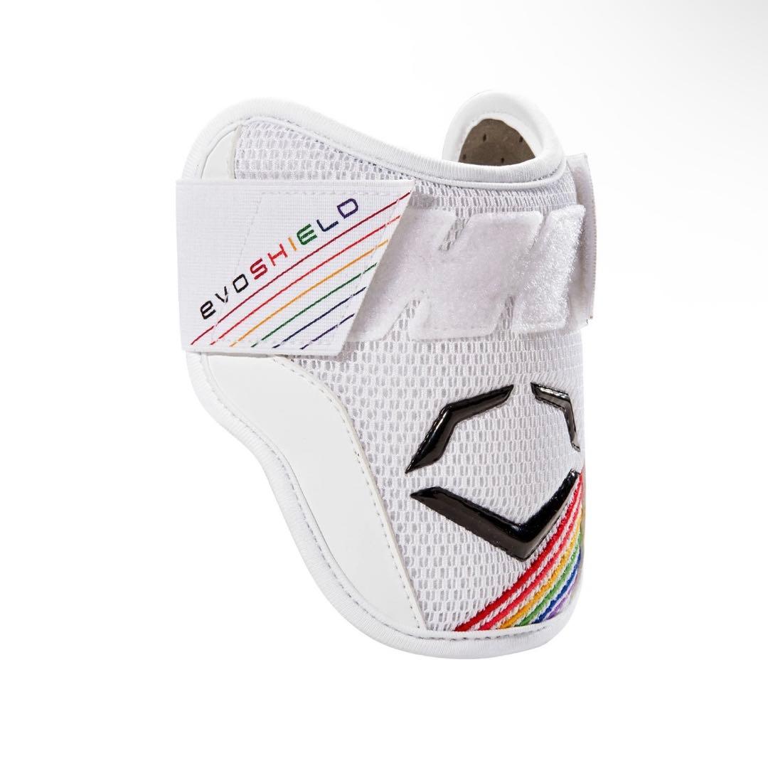 EVOSHIELD X-Srz ホワイト Lサイズ エルボガード 防具