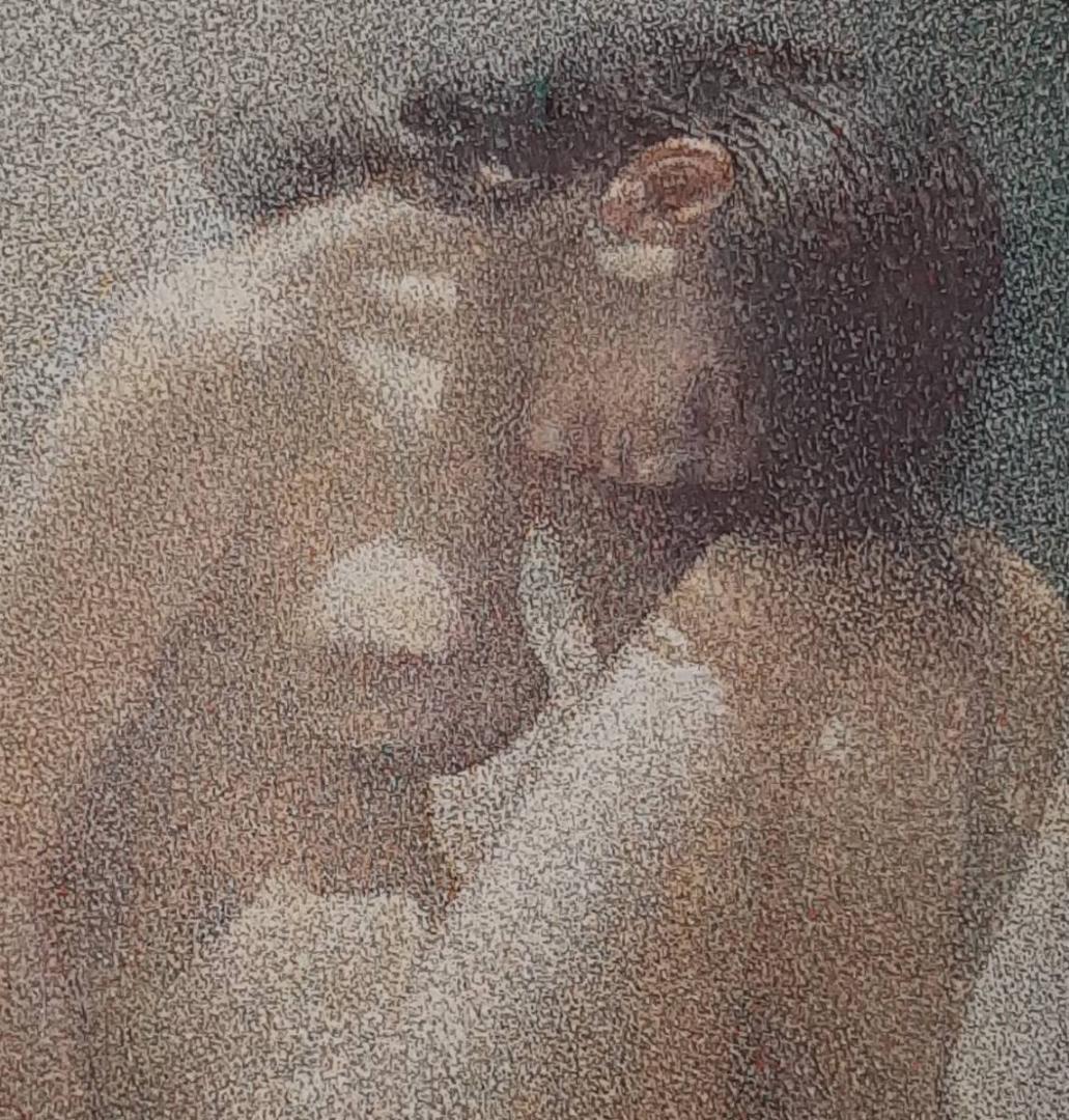 松澤茂雄、「微光」、希少画集の額装画、人気作品