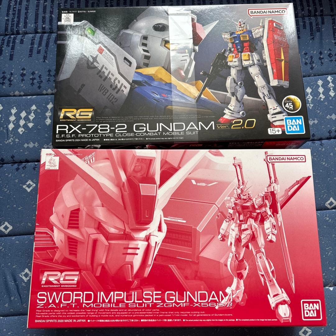 RGガンダムver2.0RGソードインパルス2体セット