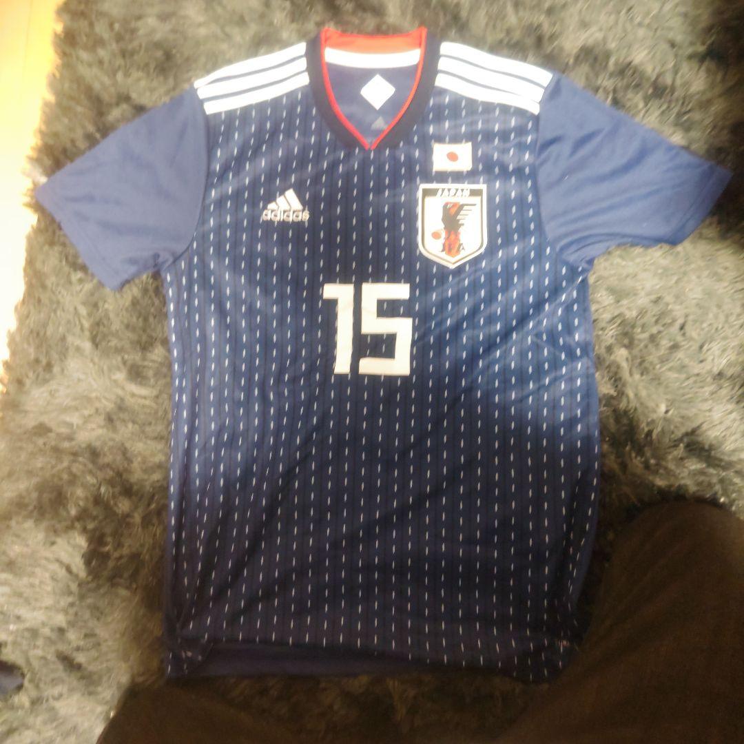 希少品！日本代表 adidas サッカーシャツ OSAKO 15（サイン付き）