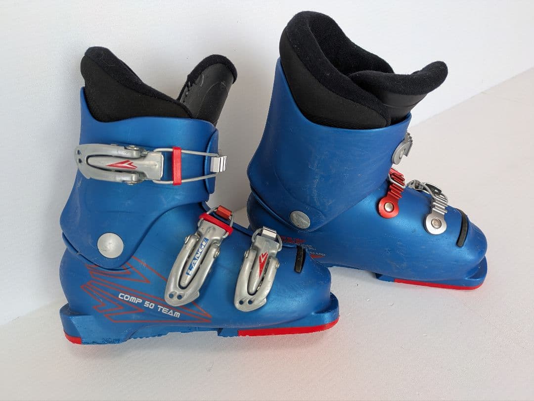 HEAD　SUPERSHAPEスキー板　ブーツ・ストック　ジュニアスキーセット