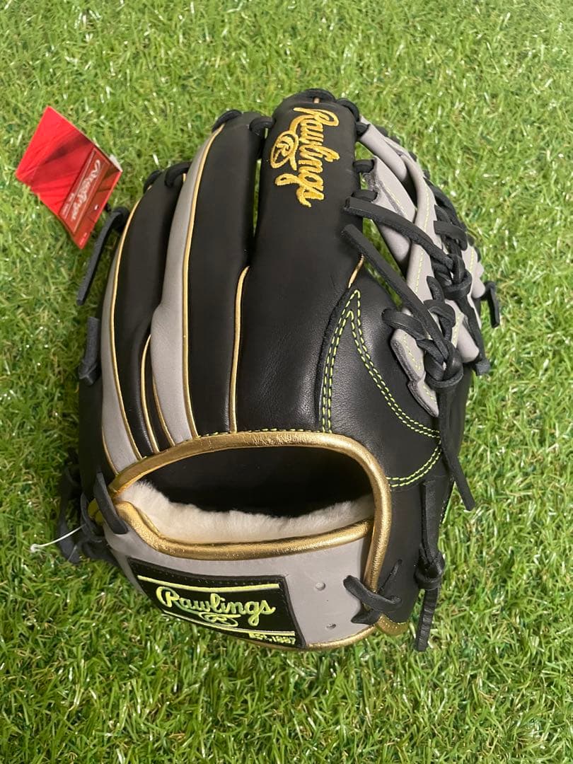 新品　Rawlings 軟式 HOH Wizard #01 内野手用 BKGY